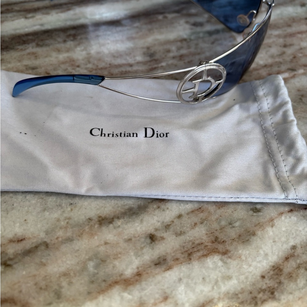 Dior Silver and Blue Women's Glasses
